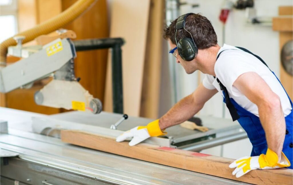 Professional carpentry services in Dubai - MNC Carpentry team working with wood