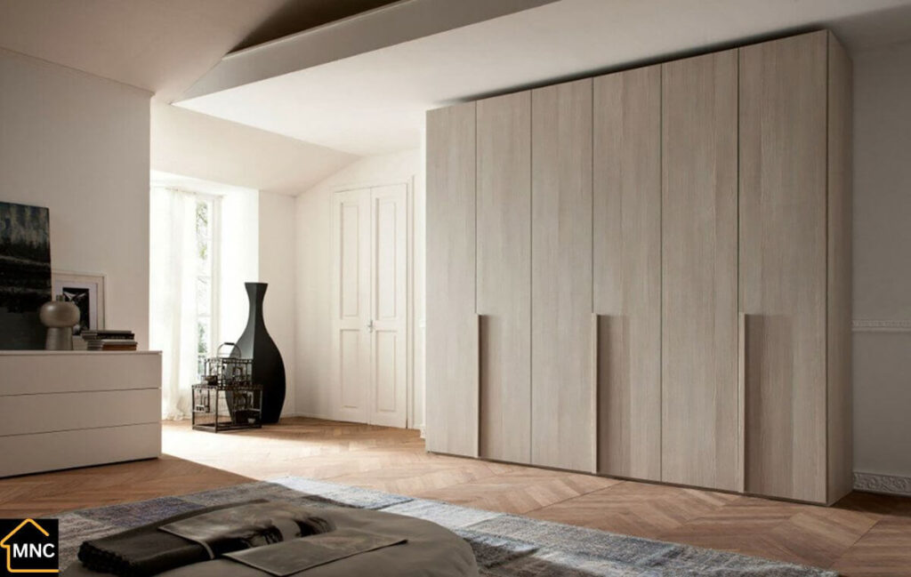 High-quality MDF wardrobe with smooth matte finish